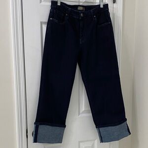 Kut from the Kloth Dark Blue Cuffed Jeans 6P
